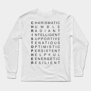 CHRISTOPHER Long Sleeve T-Shirt